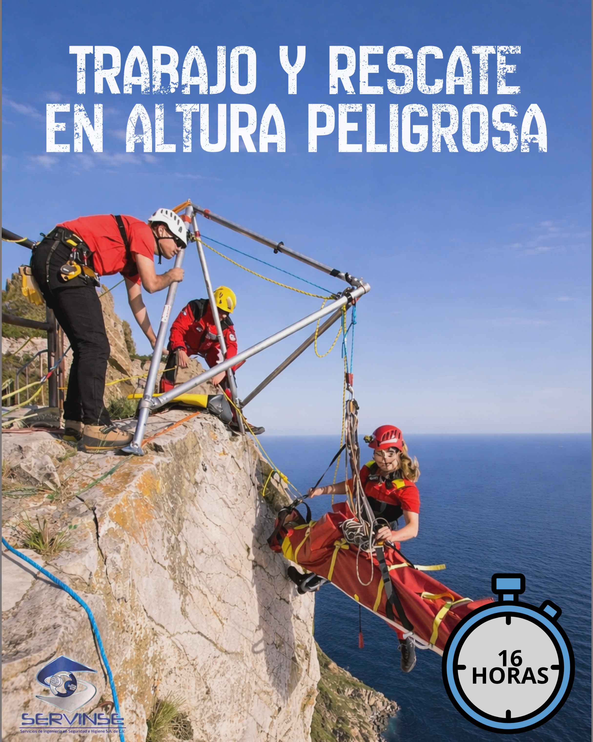 TRABAJO Y RESCATE EN ALTURA PELIGROSA