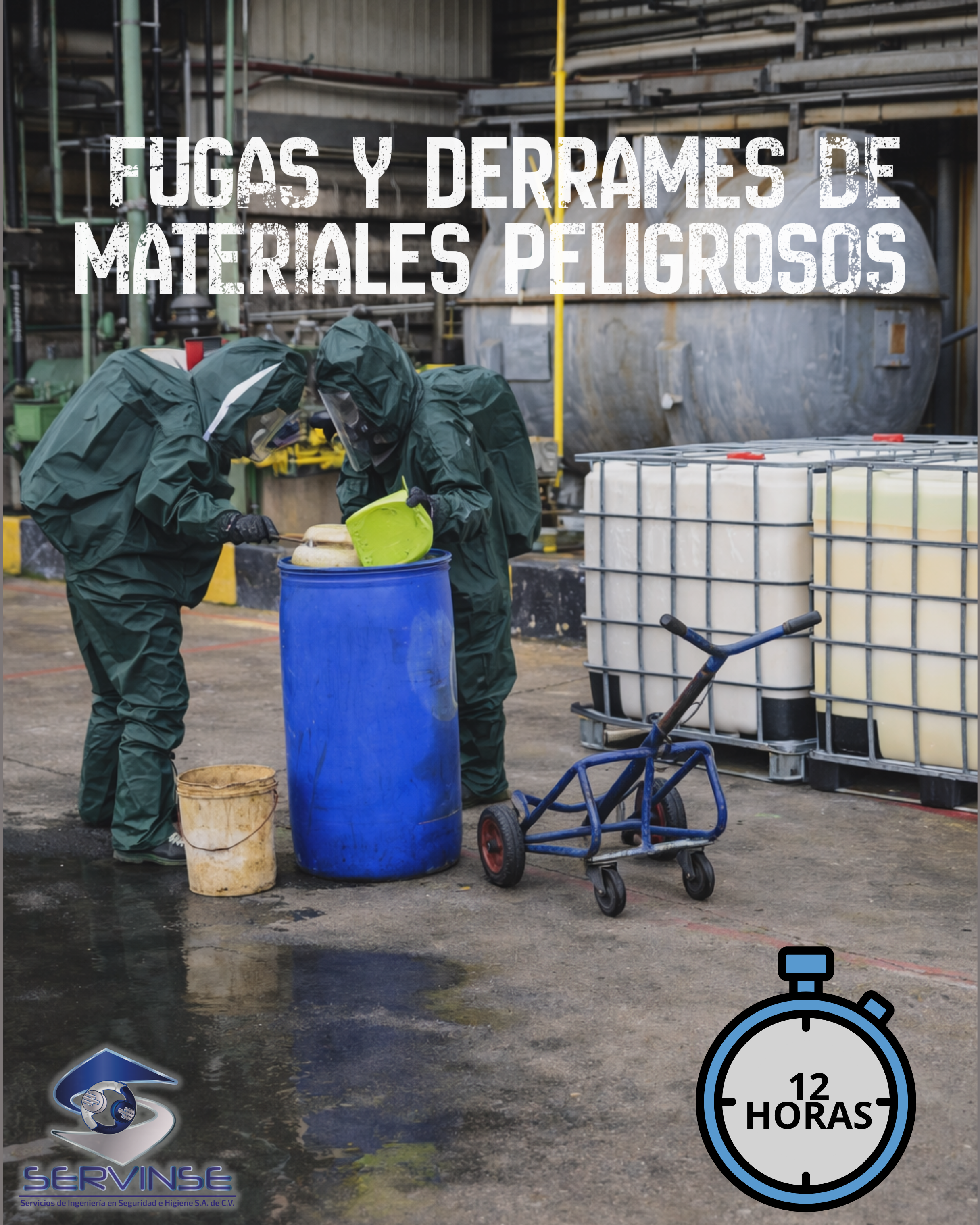 FUGAS Y DERRAMES DE MATERIALES PELIGROSOS