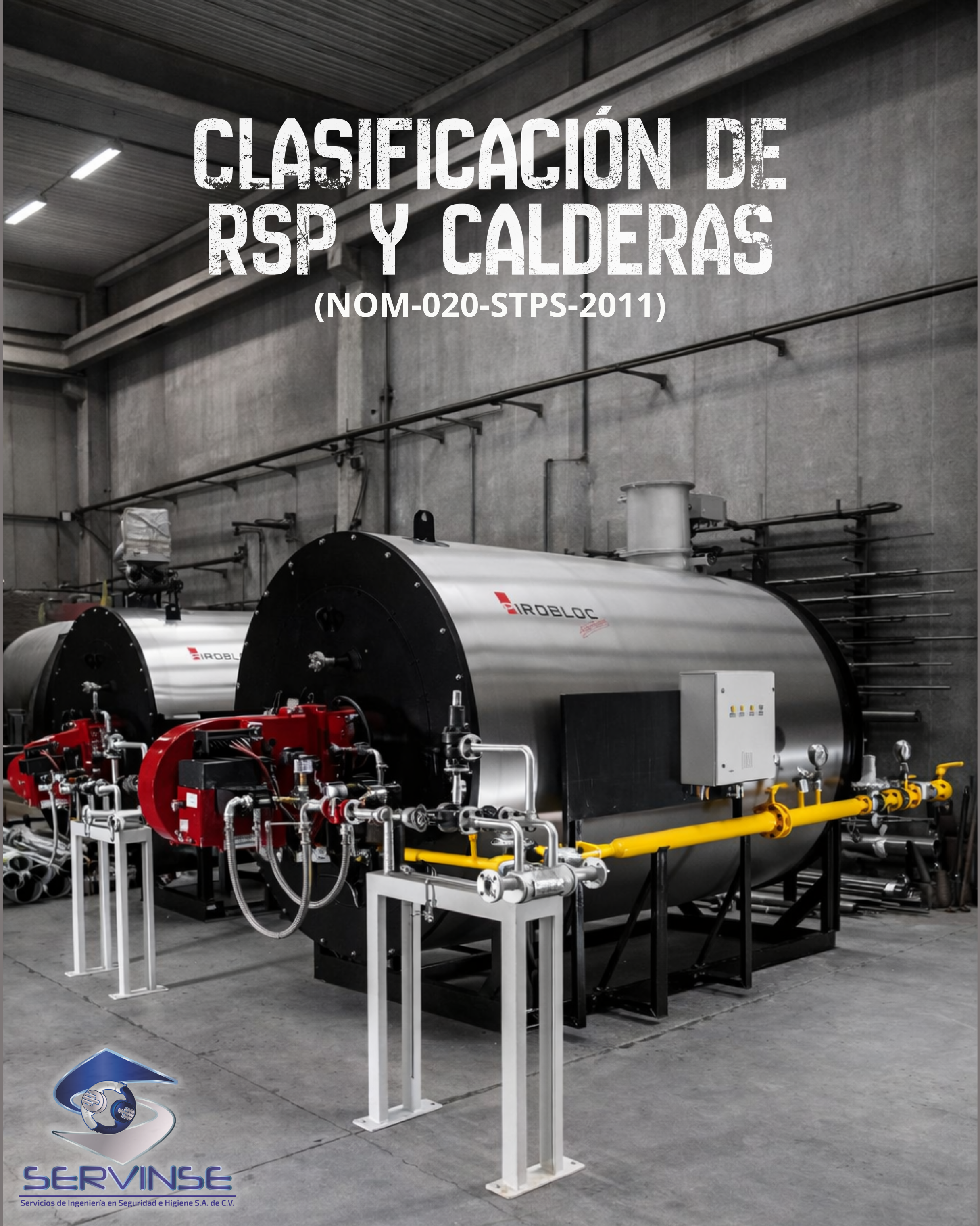 CLASIFICACIÓN DE RSP Y CALDERAS BAJO LA NOM-020-STPS-2011