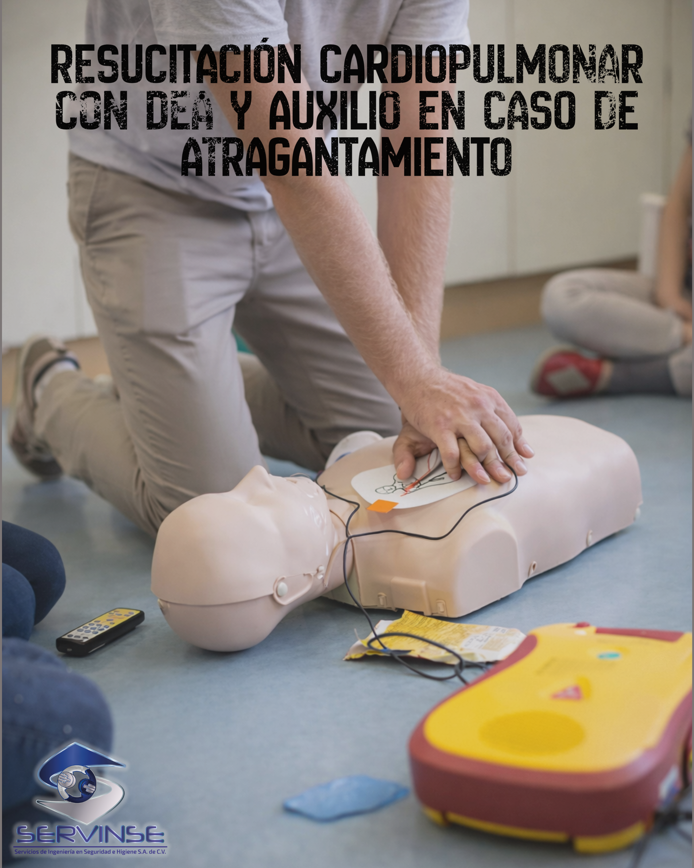 RESUCITACIÓN CARDIOPULMONAR CON DEA Y AUXILIO EN CASO DE ATRAGAMIENTO