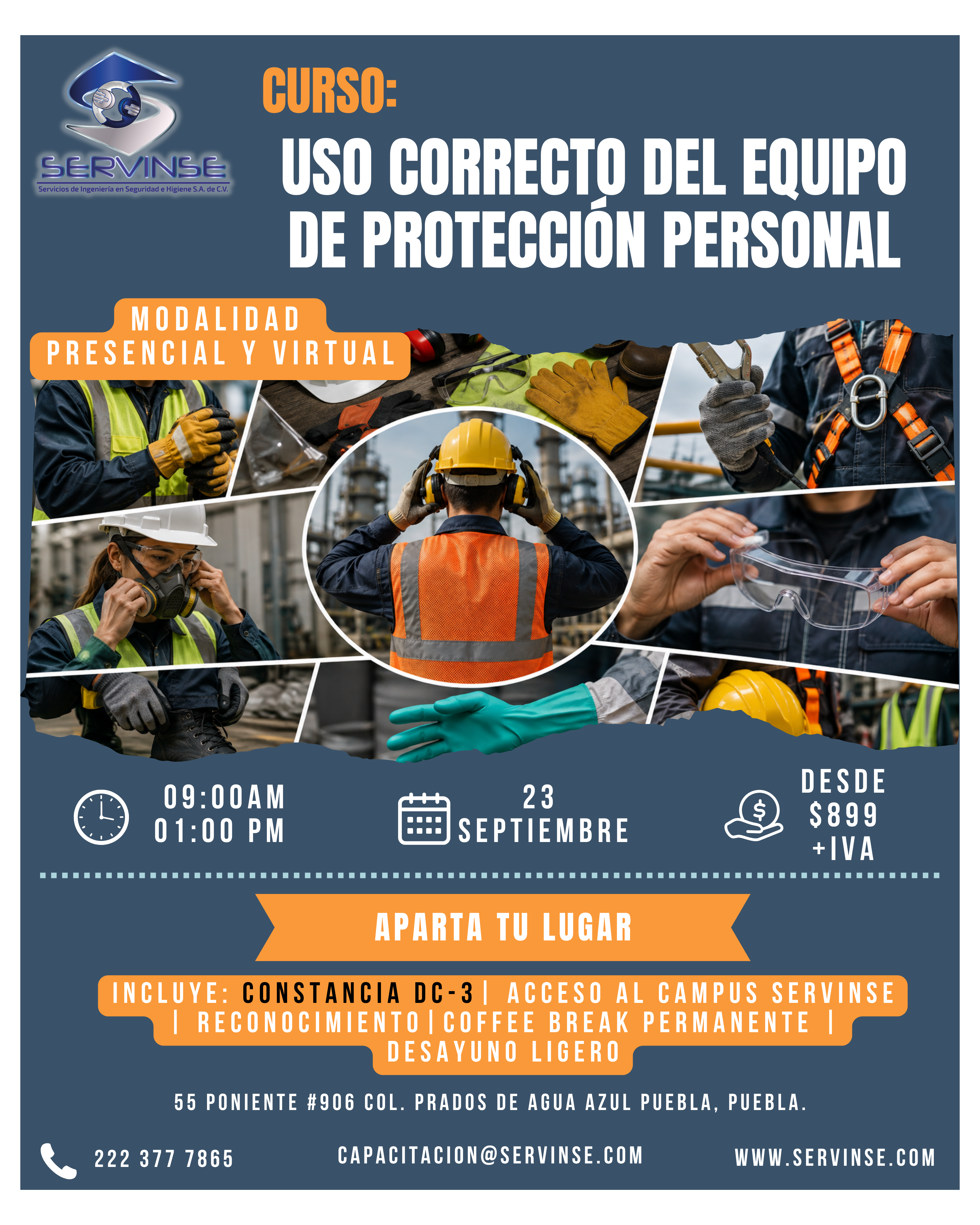 USO CORRECTO DEL EQUIPO DE PROTECCIÓN PERSONAL (NOM-017-STPS)